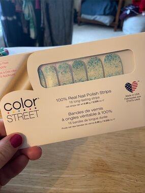 Color Street Nail Polish Strips - Blue Holiday